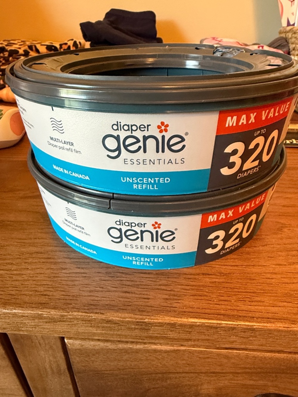 Diaper Genie Essentials Unscented Refill - 320 Count (Blue/White)